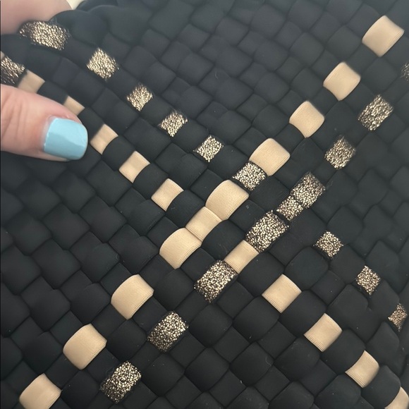 Naghedi St Barth’s Black Woven Handbag - Picture 2 of 7